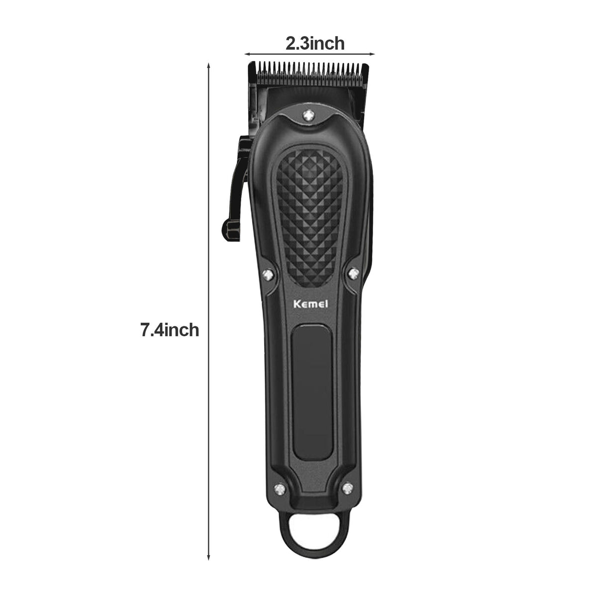 Cordless Hair Clipper and Beard Trimmer Set with Adjustable Guide Combs