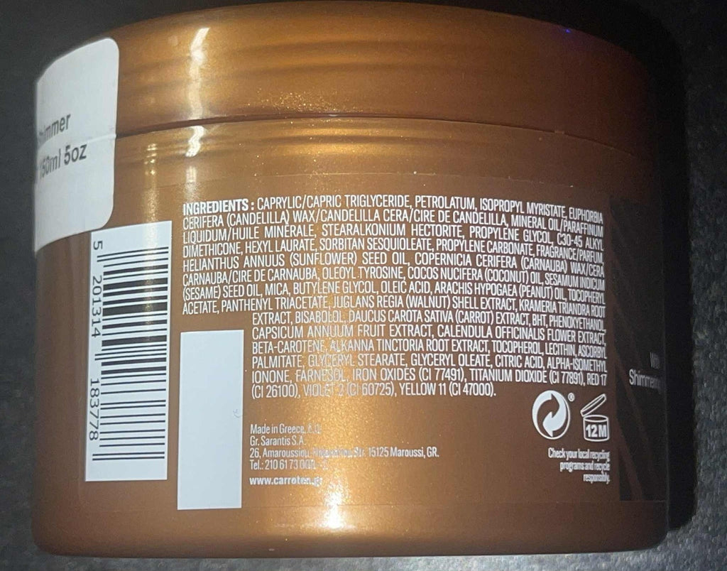 Water-Resistant Tanning Gel with Shimmering Pearls & Natural Oils SPF0 - 5.07 fl oz