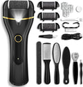 Electric Foot Callus Remover with 3 Rollers Waterproof Foot Care Kit