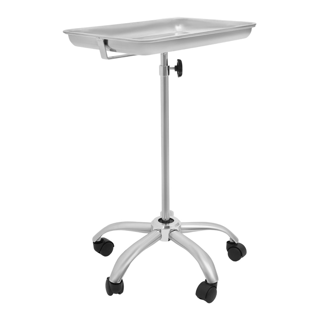 Large Metal Salon Trolley Cart with Adjustable Height & Wheels