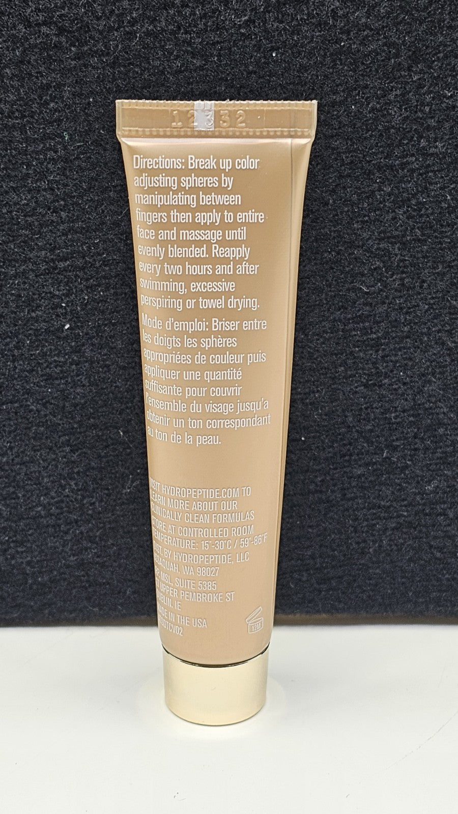 Hydropeptide SPF 30 Tinted Sun Protection Cream Travel Size 15ml