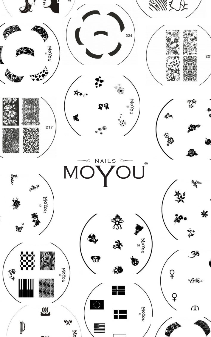 Nail Art Stamping Plates Set for Professional Manicure & DIY Design