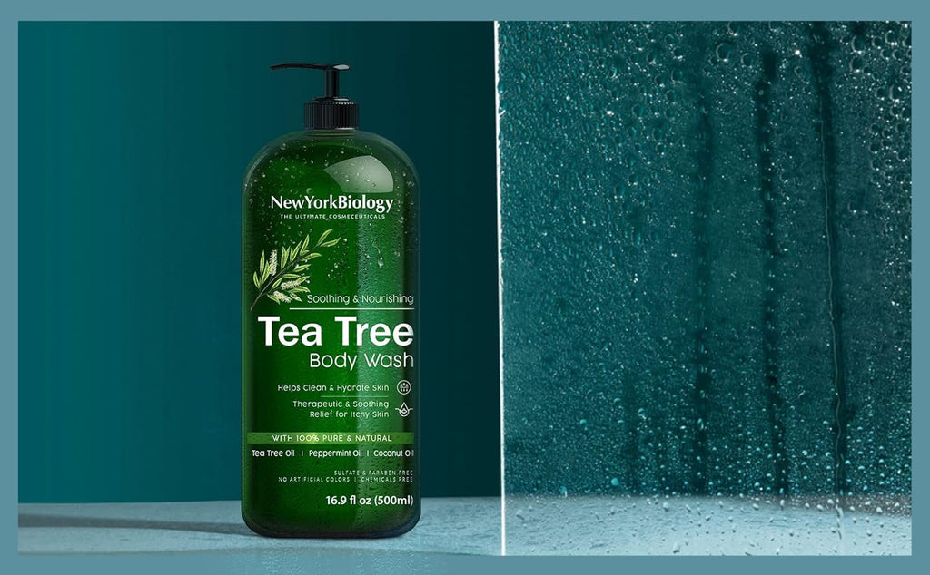 Tea Tree Body Wash for Men & Women - Moisturizing & Soothing 16.9 fl oz
