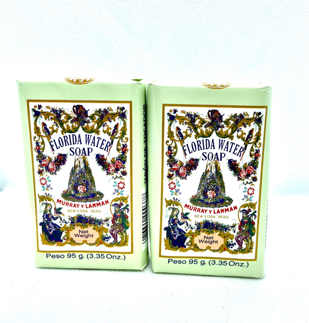 Florida Water Soap Set - Lot of 2 Traditional Aromatic Hand & Body Wash