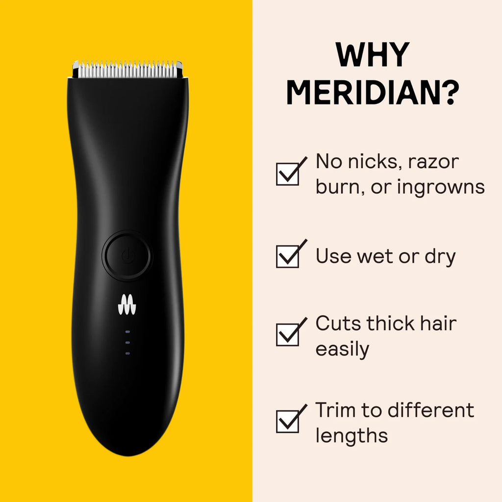 Waterproof Rechargeable Body Grooming Kit with Trimmer & Accessories