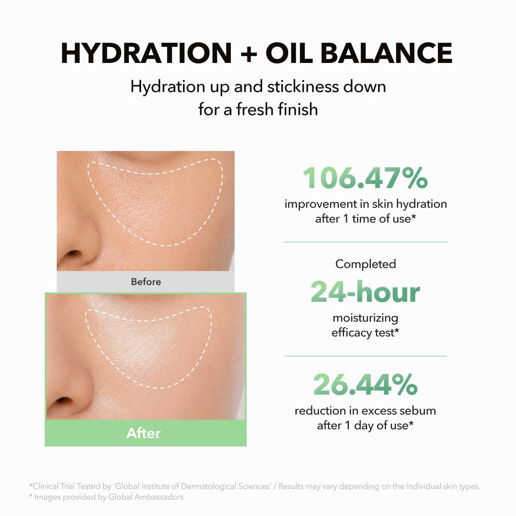 SPF 50 Sunscreen Serum with Mugwort for Sensitive Skin - Lightweight, Non-Greasy Sun Protection
