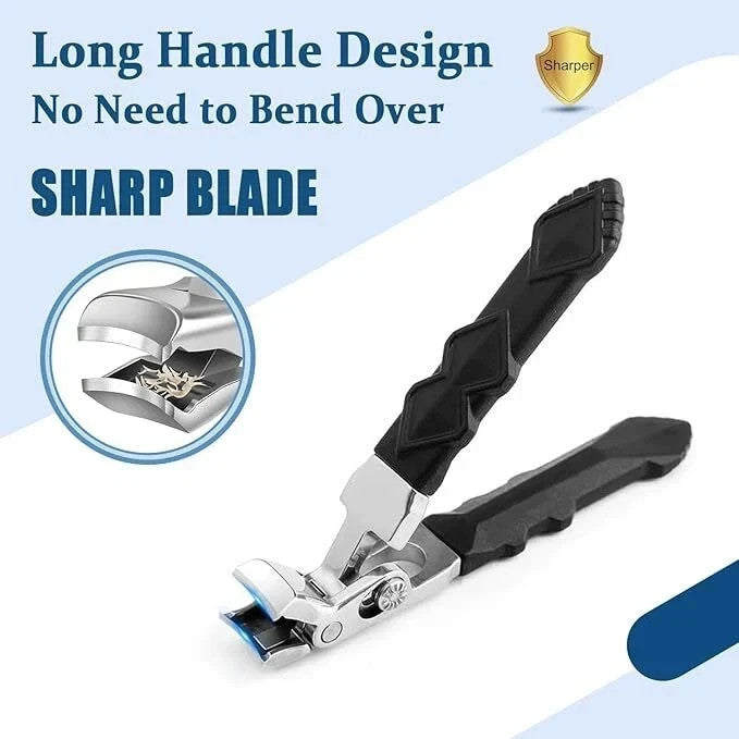 Heavy Duty Stainless Steel Toe Nail Clippers for Thick Nails - Professional & Ergonomic