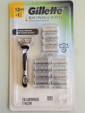 Gillette Skinguard Razor with Aloe Sensitive Skin & 13 Refills