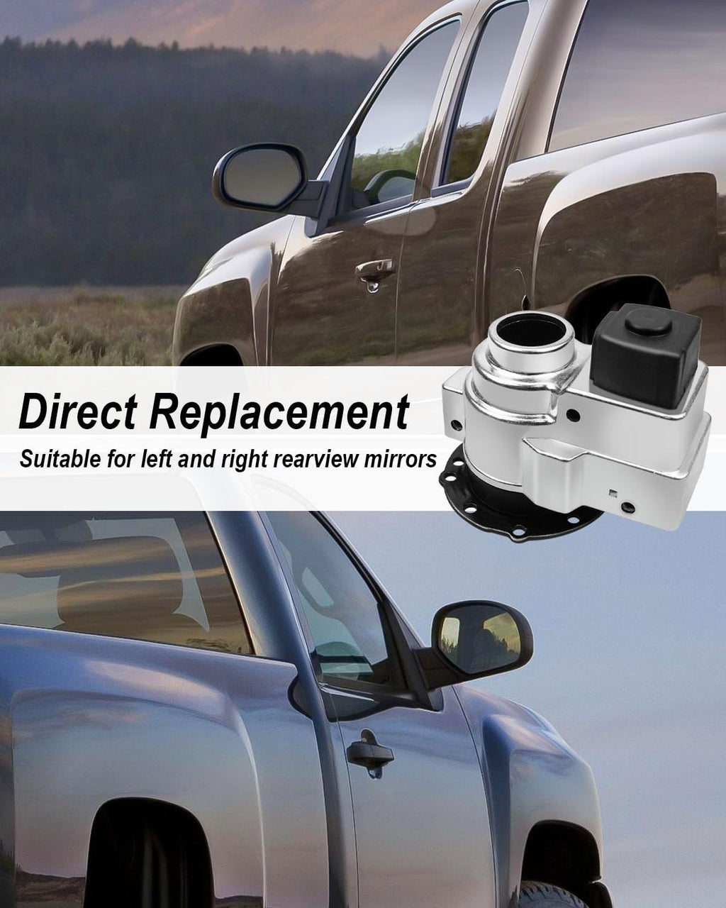Power Folding Mirror Motor Left Right for GMC Sierra Yukon Cadillac Silverado
