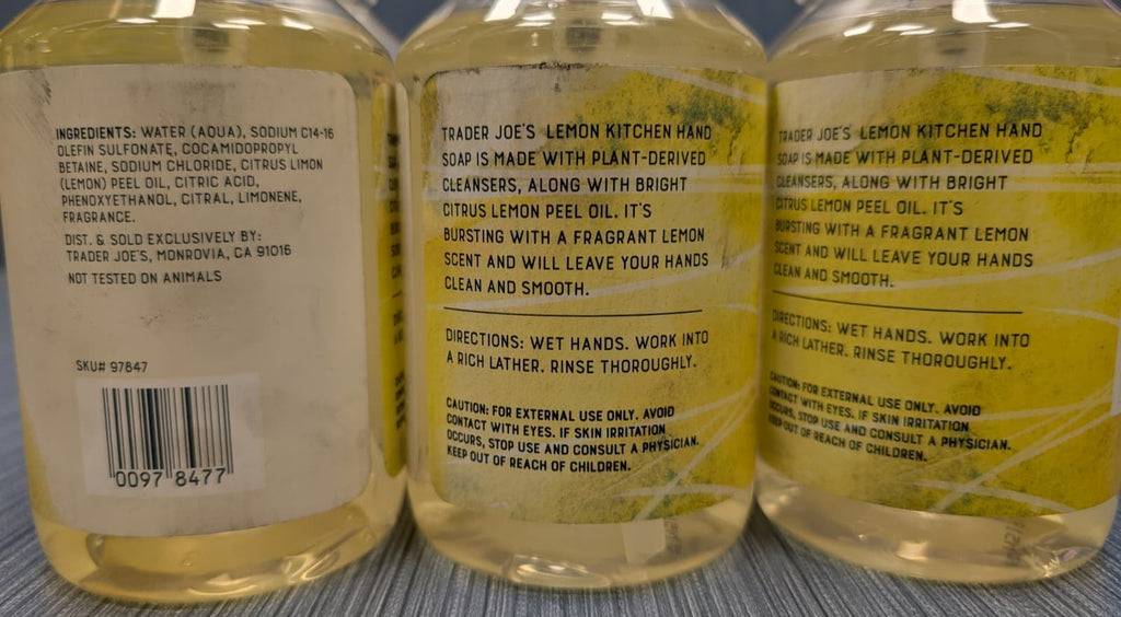 6 Pack Lemon Kitchen Hand Soap - 17 fl oz Bottles