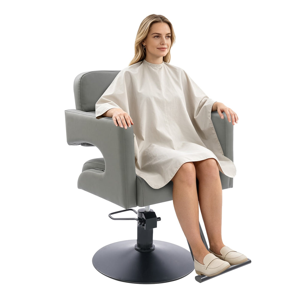 Hydraulic Salon Barber Chair for Hair Stylist & Spa - 330lb Capacity