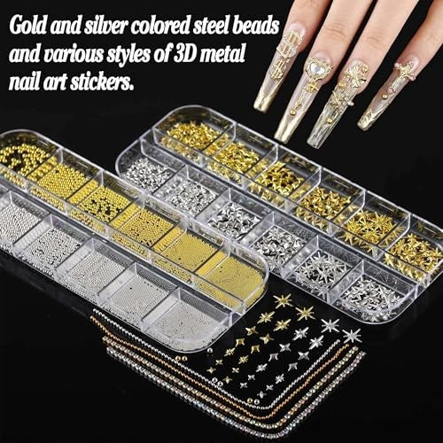 18000+ Nail Charms & Art Decorations Kit with Storage & Tools