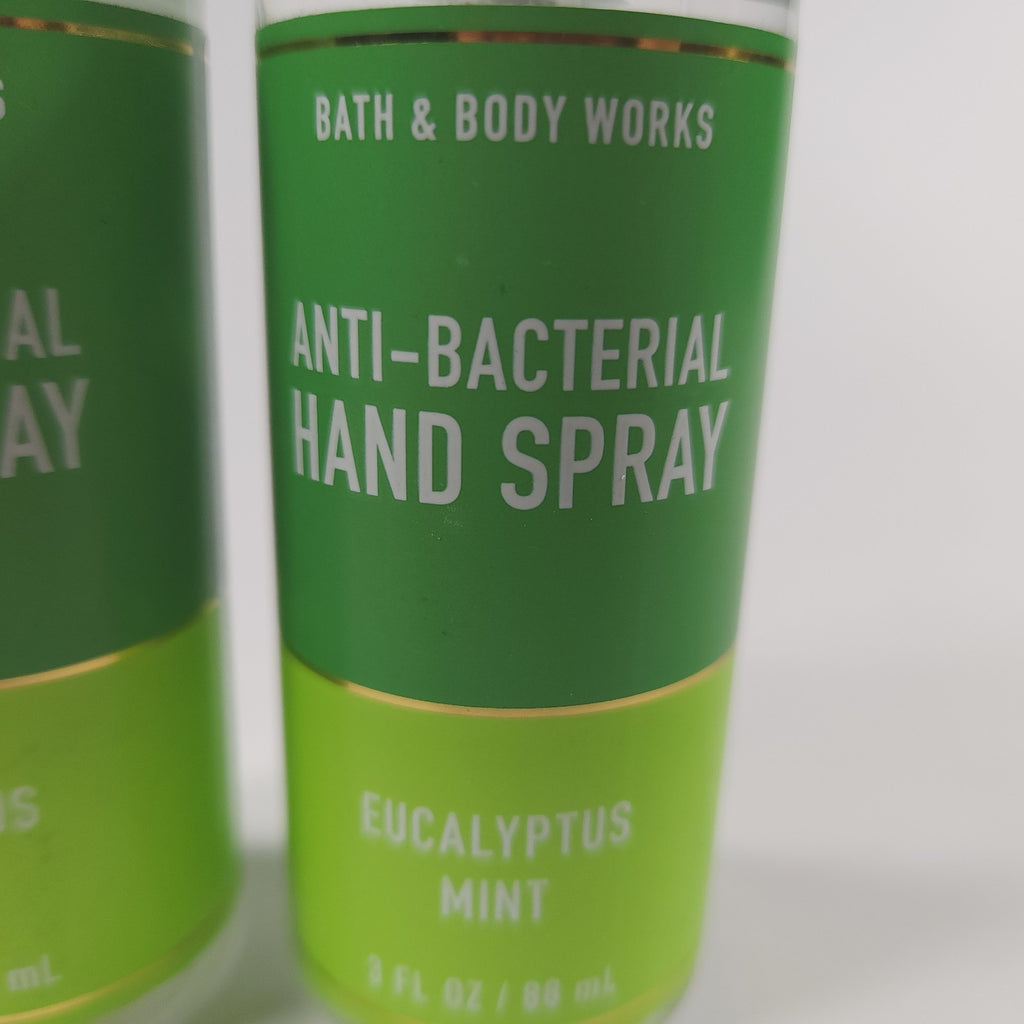 Eucalyptus Mint Hand Sanitizer Spray 3 Oz - 2 Pack