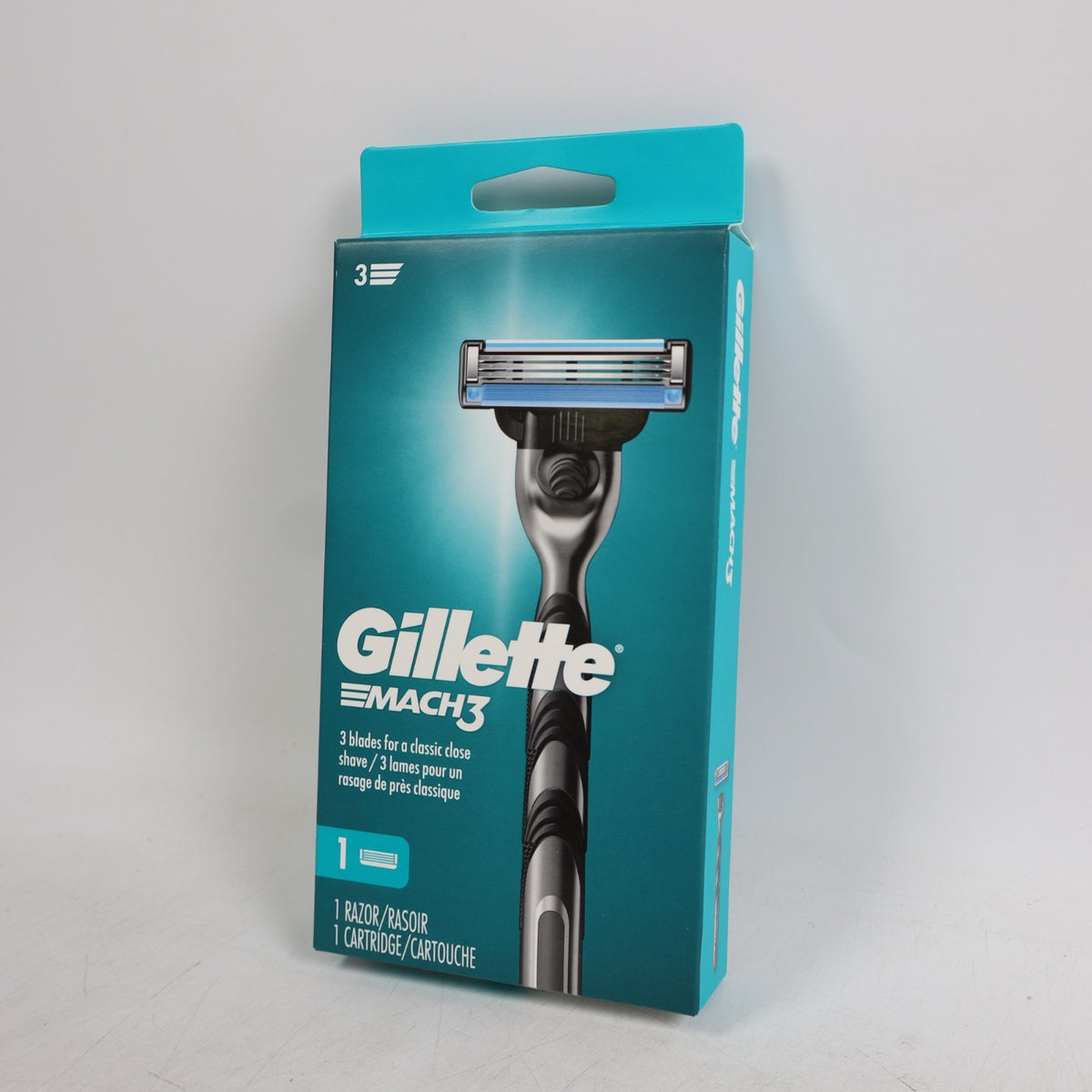 2 Pack Men’s Razor Handle & Blade Refills for Gillette Mach3