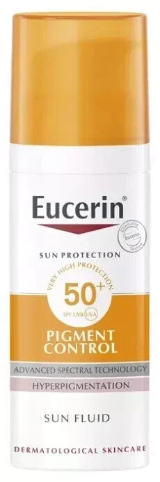 Eucerin Sun Fluid Pigment Control SPF50+ 50ml - High UV Protection & Brightening