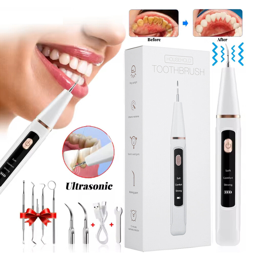 Electric Ultrasonic Dental Scaler for Teeth Tartar & Plaque Removal