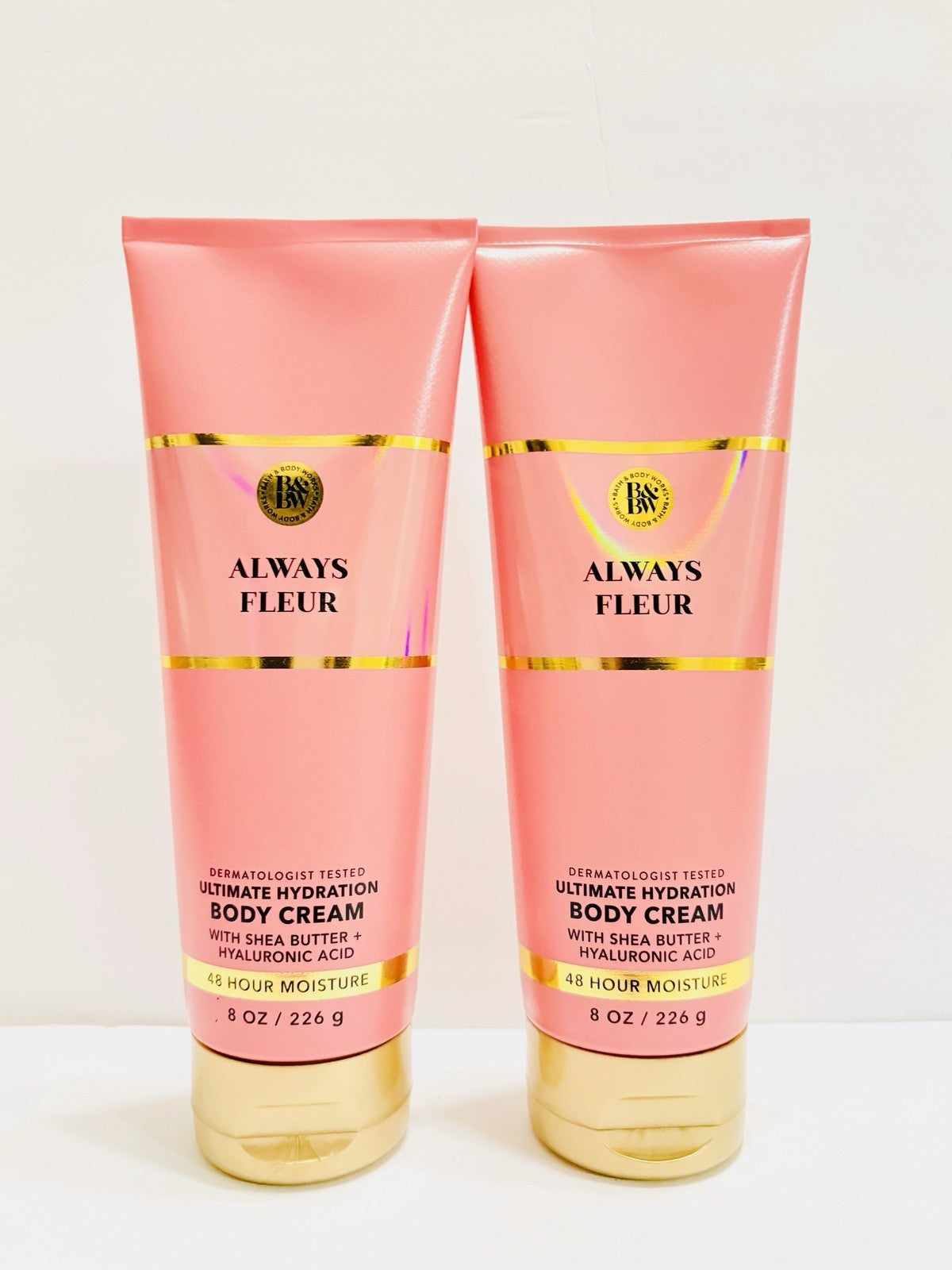 Bath & Body Works Always Fleur Hydration Body Cream Set of 2