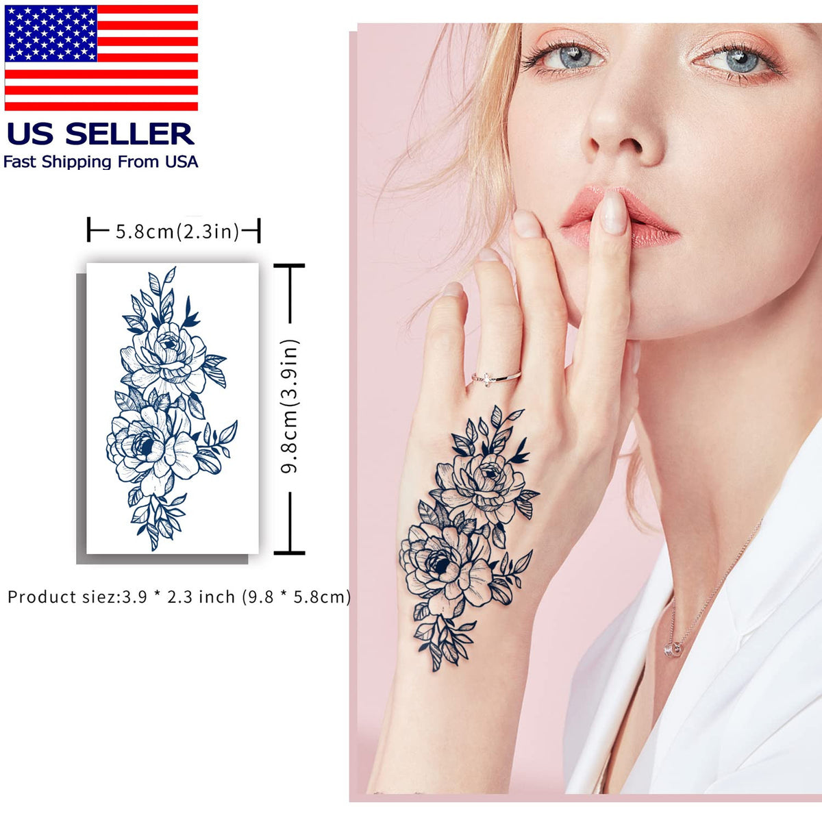 Semi-Permanent Tattoo Sheets for Women - 30 Inspirational Word Designs