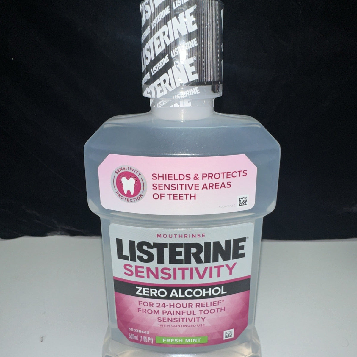 Listerine Mouth Rinse Sensitivity Zero Alcohol 24 Hour Relief Fresh Mint 6 Pack
