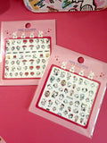 2 Sheets Nail Art Stickers Transfer Decals for DIY Manicure