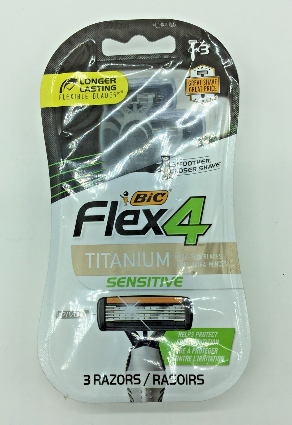 Disposable Razor Blades for Sensitive Skin - Ultra Thin Pivot Design