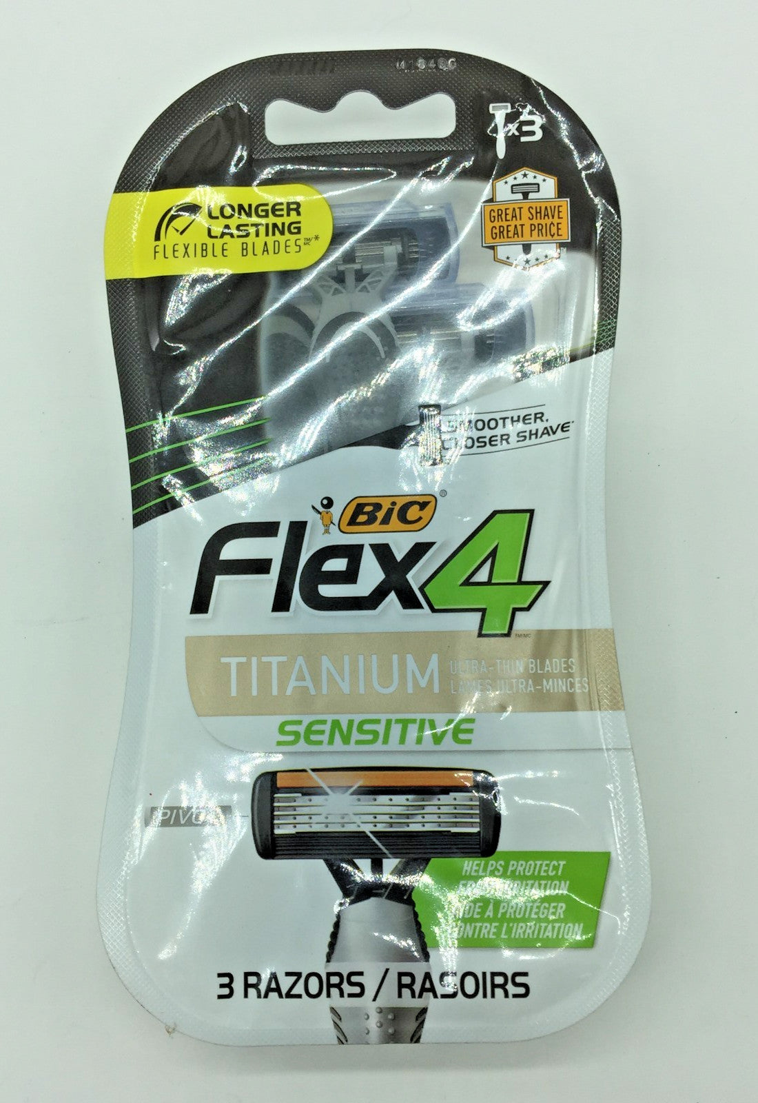 Disposable Razor Blades for Sensitive Skin - Ultra Thin Pivot Design