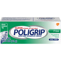 Super Poligrip Free Denture Adhesive Cream Travel Size 0.75 oz 2 Pack