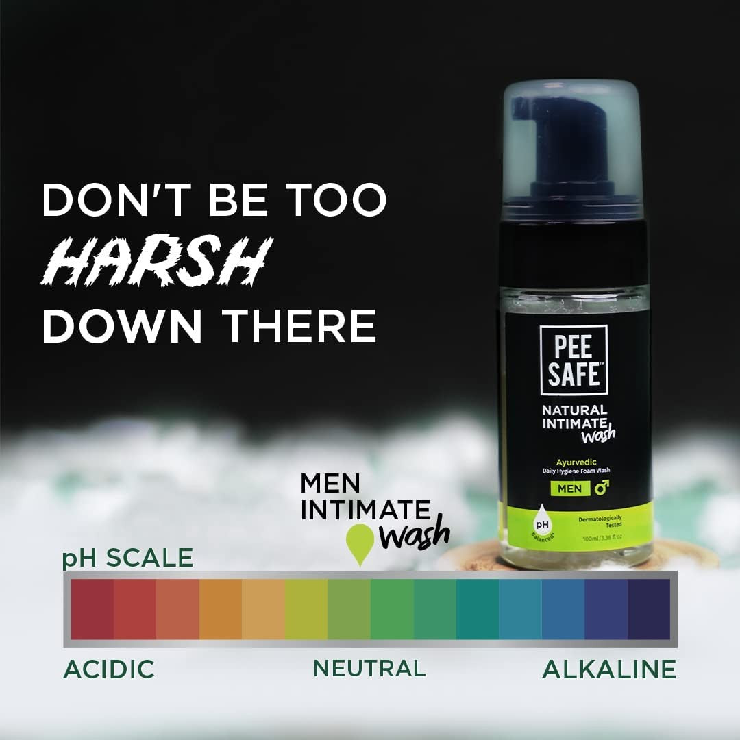 Men's Intimate Hygiene Gel with pH Balance and Natural Extracts