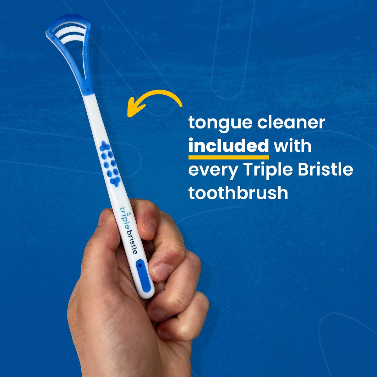Rechargeable Sonic Toothbrush with 3-Sided Brush Head - 31,000 VPM, 3 Modes