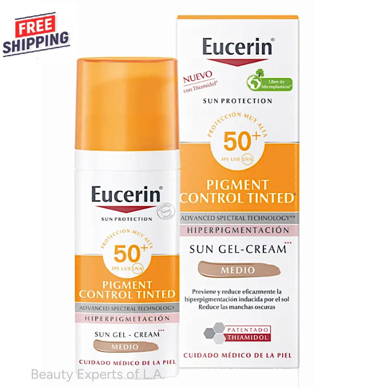 Eucerin Sun Pigment Control Tinted SPF50+ Gel-Cream 50ml - Hyperpigmentation Protection