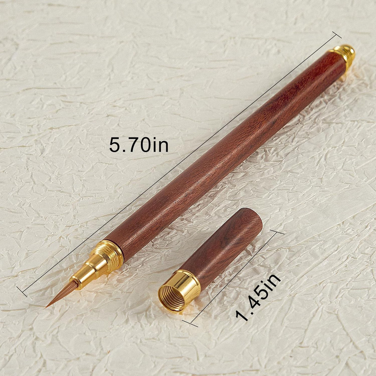 Kolinsky Nail Art Brush for Acrylic, 3D Carving & Fine Detailing