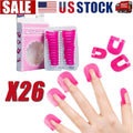 Reusable U-Shape Nail Polish Protectors & Stencils Set for DIY Manicures