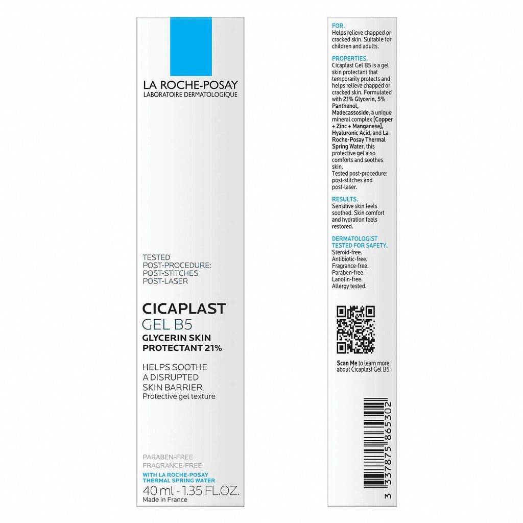 Skin Protectant Gel with B5 Glycerin for Dry Skin - Soothes & Restores Barrier