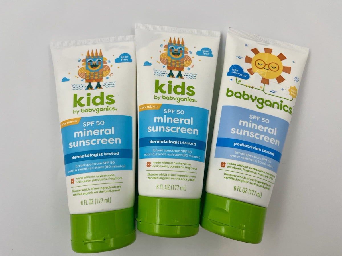 Bulk Sunscreen Lot - Assorted SPF 30-50, Various Brands, 18 Items
