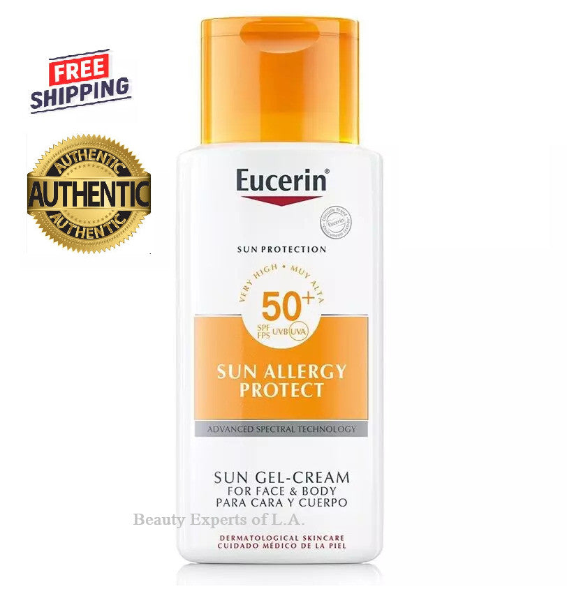 Eucerin Sun Allergy Protect SPF50+ Gel Cream 150ml Sensitive Skin Sunscreen