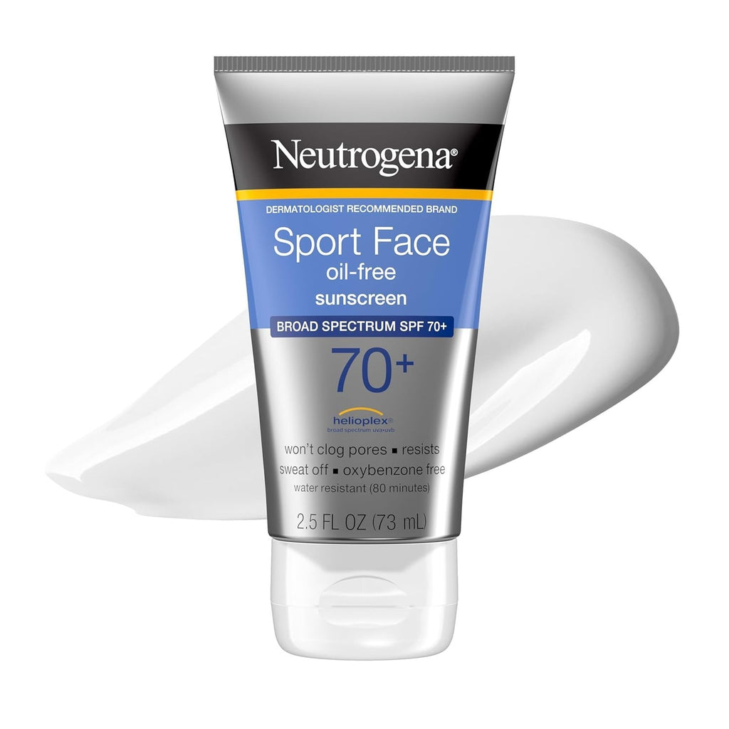 SPF 70+ Sport Sunscreen Lotion Water-Resistant Non-Greasy Hydrating UVAUVB Protection