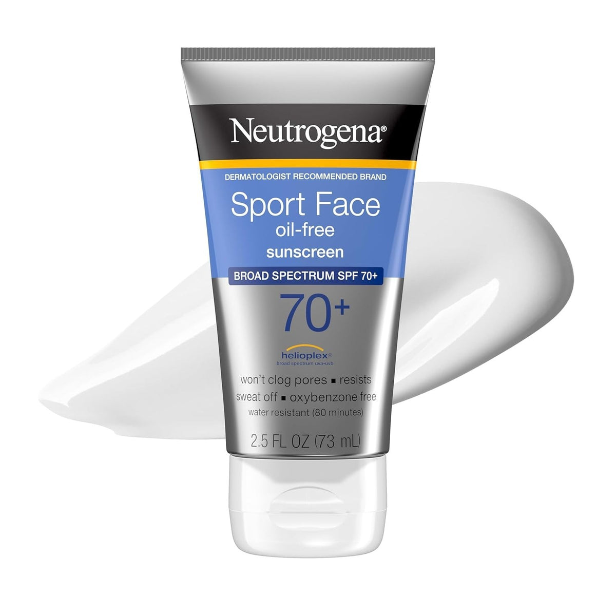 SPF 70+ Sport Sunscreen Lotion Water-Resistant Non-Greasy Hydrating UVAUVB Protection
