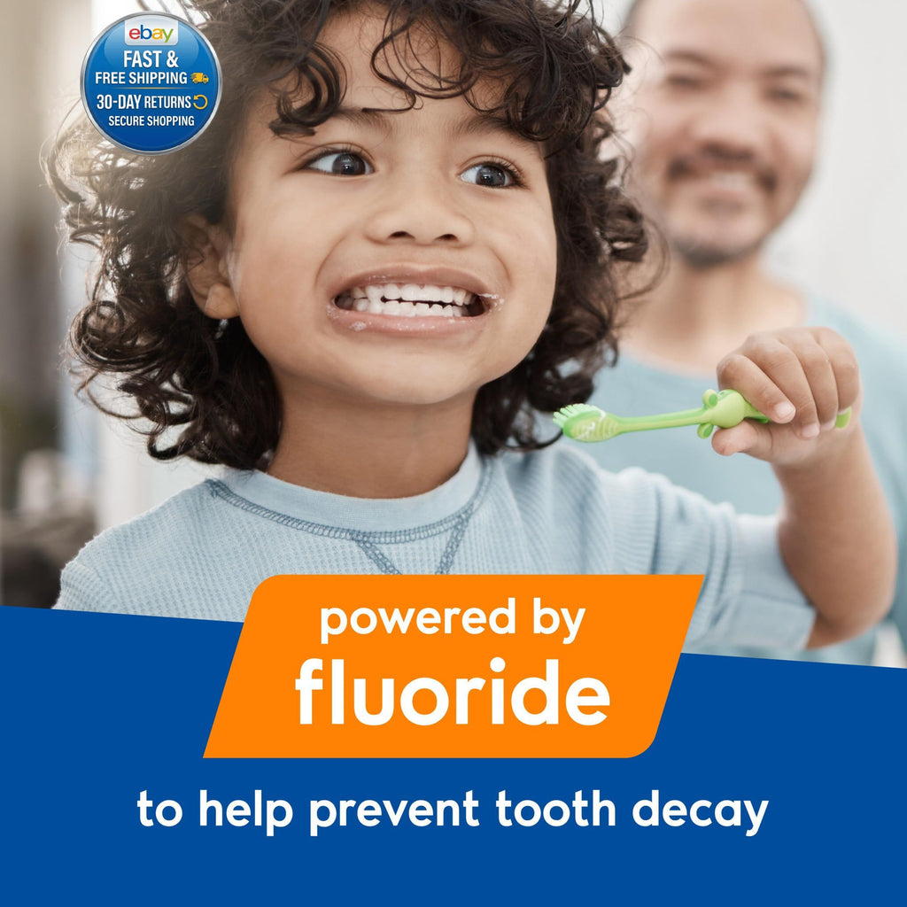 Kids Paw Patrol Fluoride Toothpaste - Anti-Cavity, Natural Fruity Bubble Flavor, 4.2 Ounce