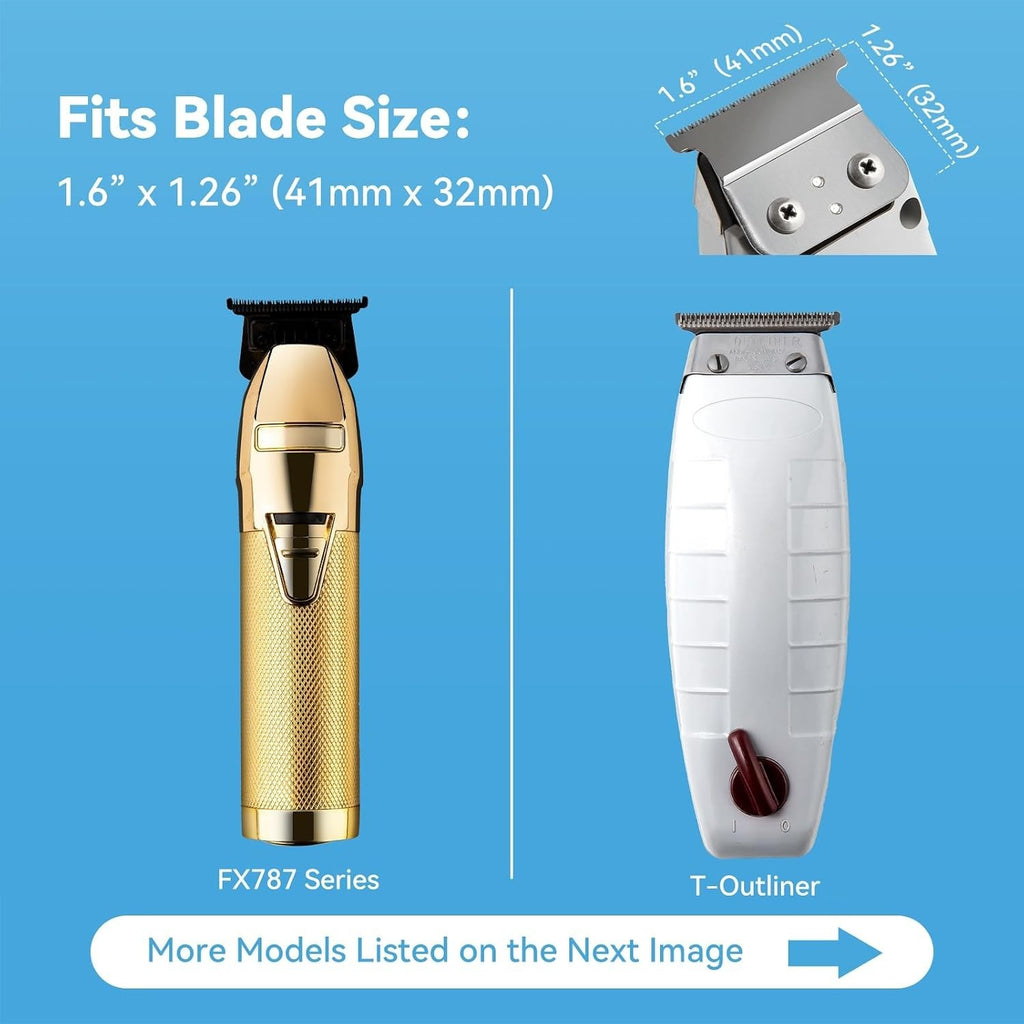 6Pcs Hair Clipper Guard Set for Babyliss FX787 & Andis Trimmers - Precision Cutting