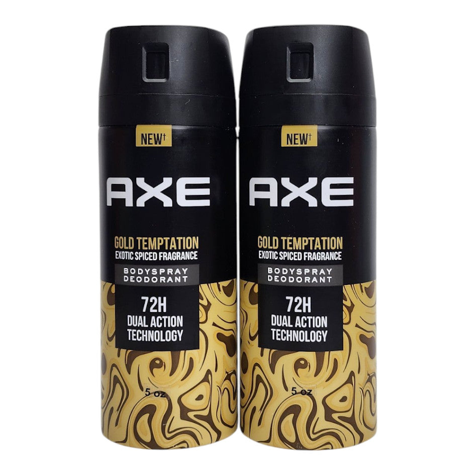 Men's Deodorant Body Spray 3 Pack - Axe Gold Temptation 150ml