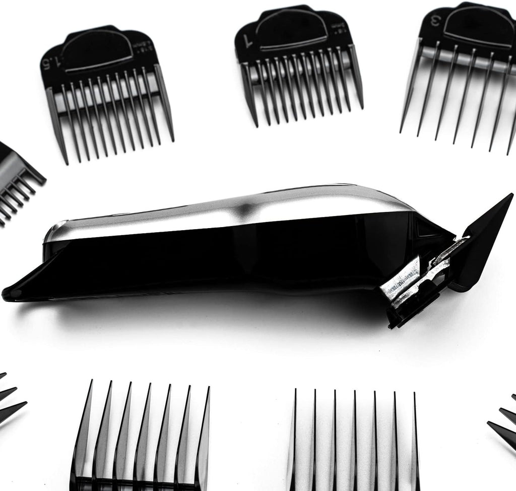 Magnetic Clipper Guards Set for Andis Master Clippers - 10 Pieces, Sizes 1/16 to 1 Inch
