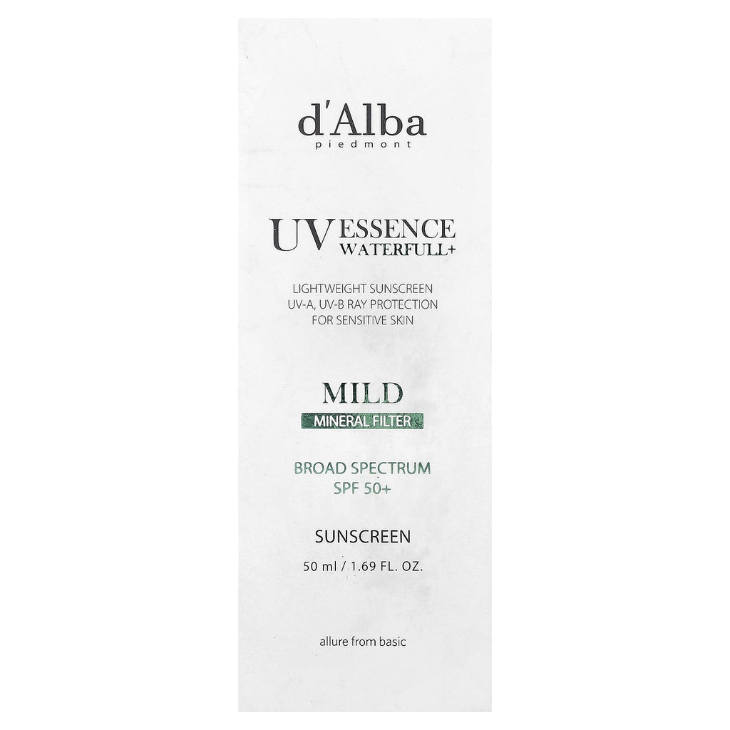 Mineral Sunscreen SPF 50+ Waterfull UV Essence for Sensitive Skin 50ml
