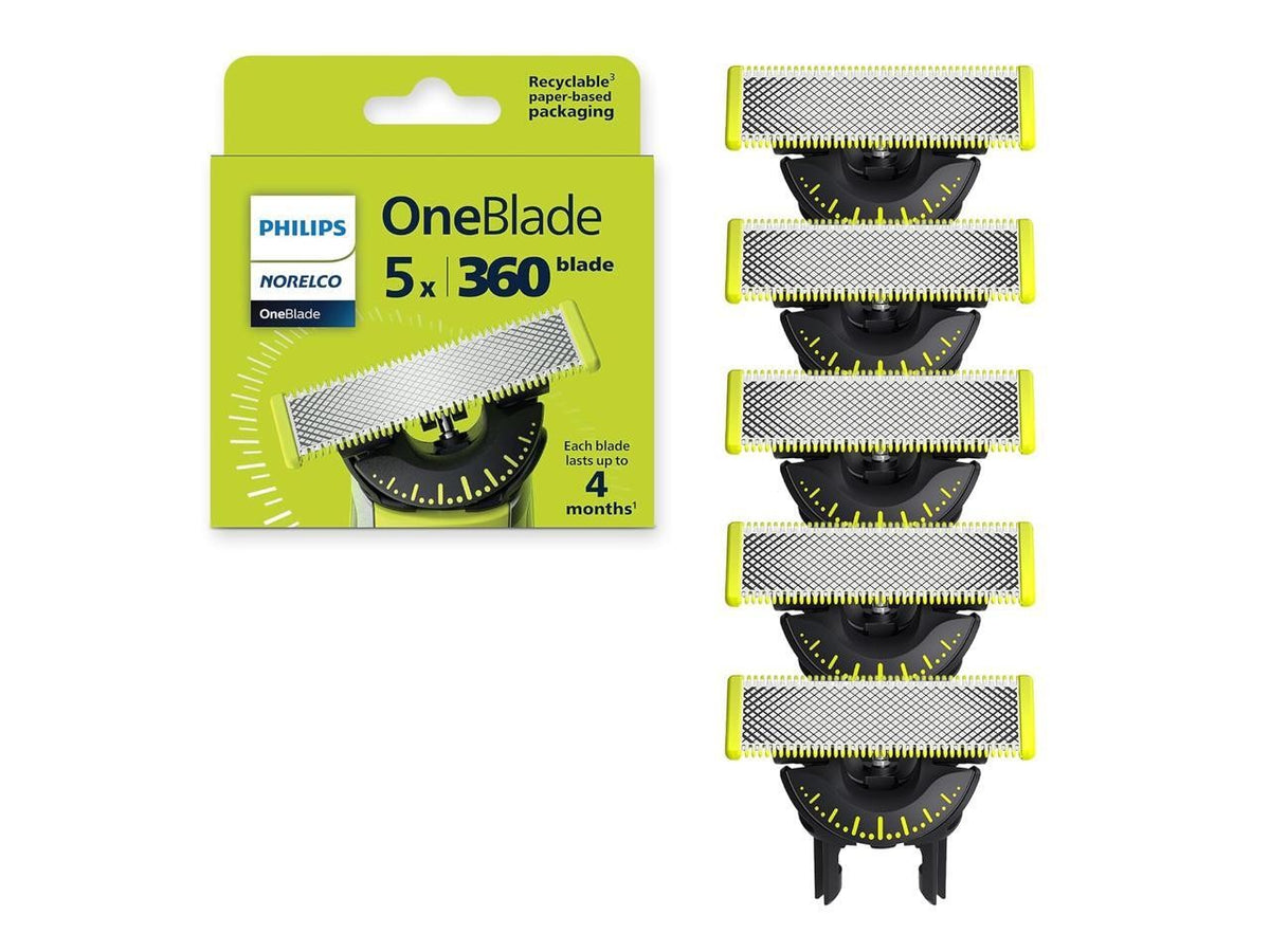 Norelco OneBlade Replacement Blade 360 Flex 5 Pack - Shaving & Trimming