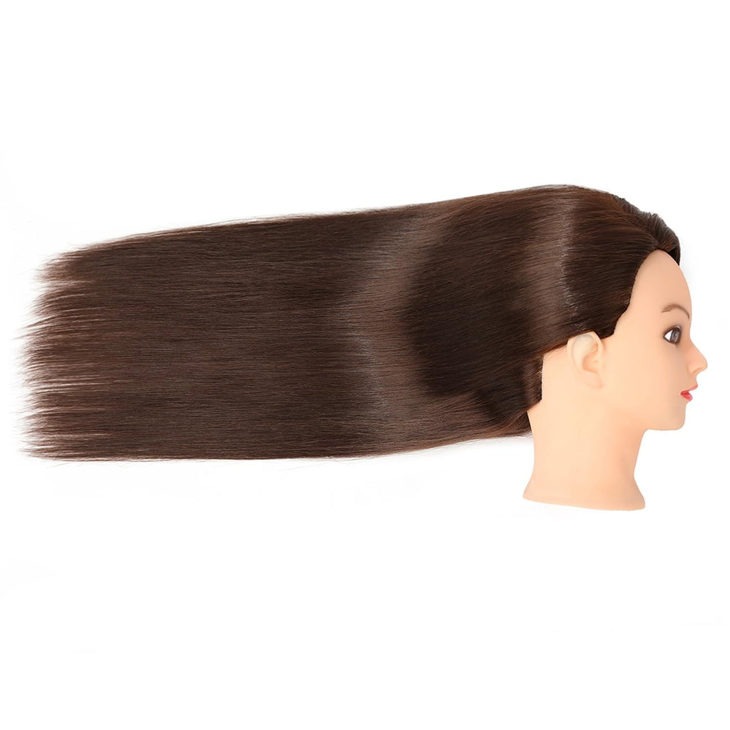 Realistic Mannequin Head with 80% Human Hair for Hair Styling Practice