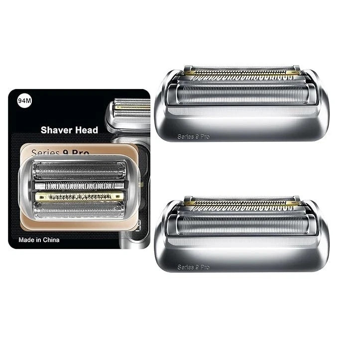 94M Series 9 Pro Replacement Shaver Heads for Braun Electric Razors - 2 Pack