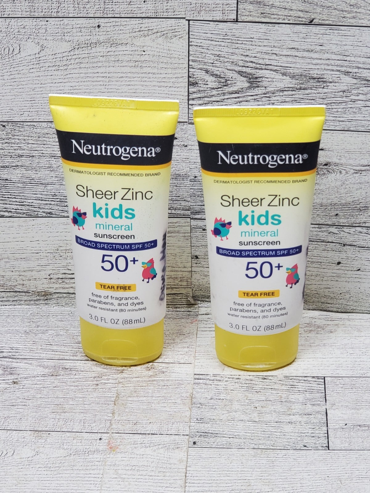 Neutrogena Kids Mineral Sunscreen Lotion 3 oz Pack of 2 - Broad Spectrum SPF