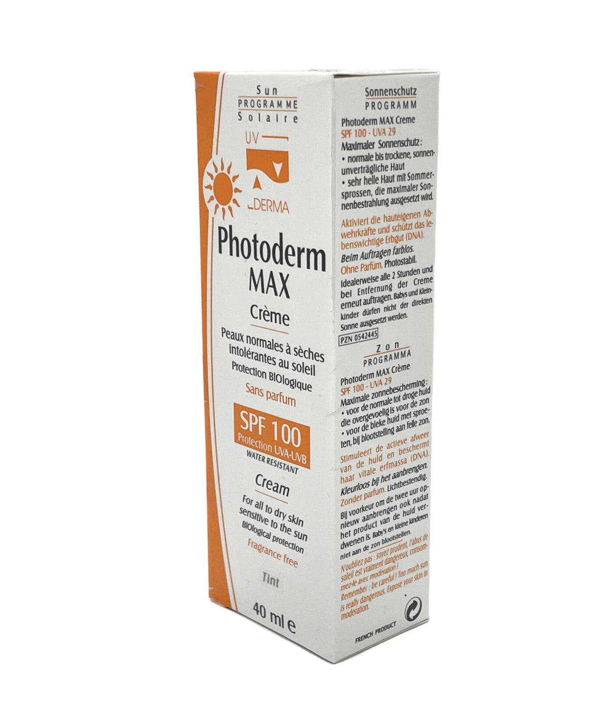SPF 100 Tinted Sunscreen Cream for Sensitive Skin - 40ML