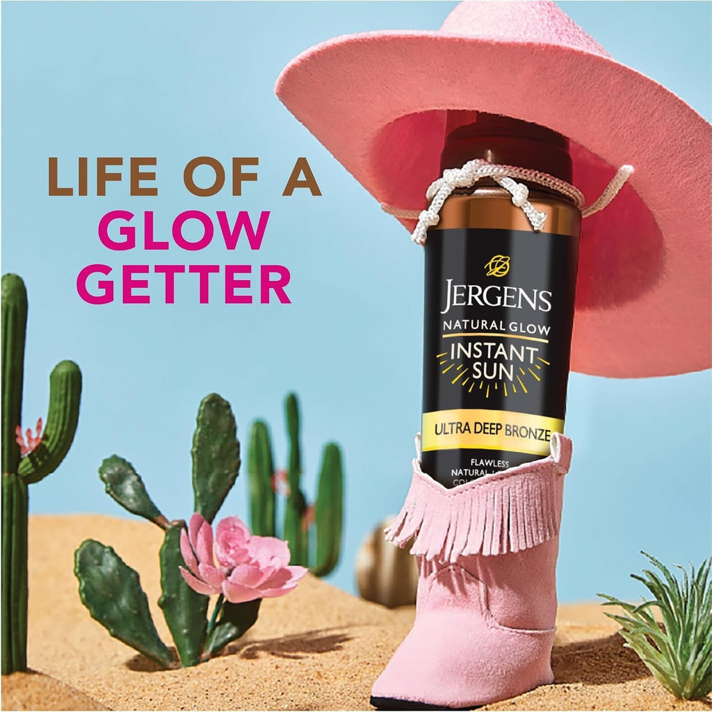 Deep Bronze Self Tanner Mousse - Natural Glow Sunless Tanning Lotion 6 oz