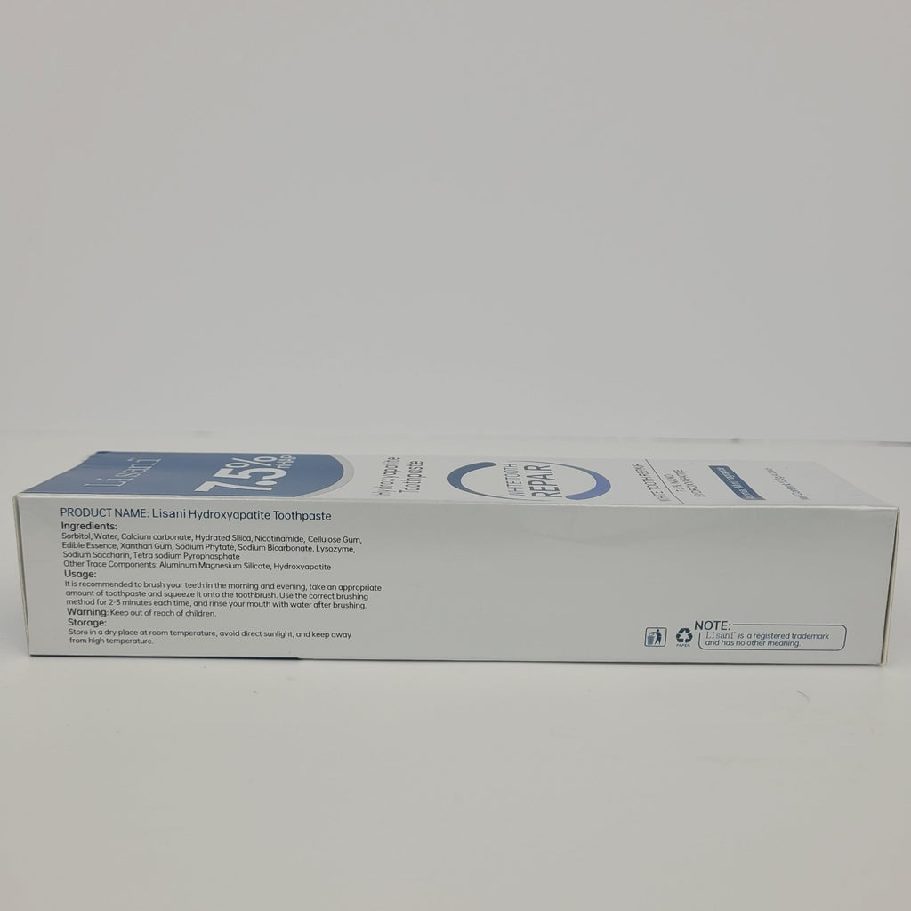Nano Hydroxyapatite Toothpaste for Whitening and Repair 4.2oz Mint Flavor
