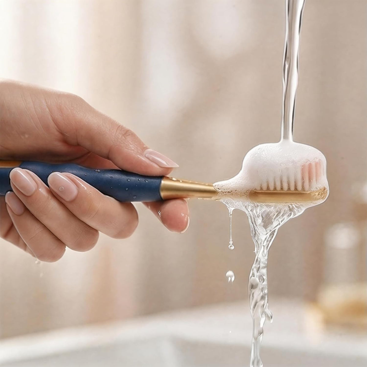 Adult Wide Head Soft Toothbrush Set - Gentle Cleaning for Sensitive Gums